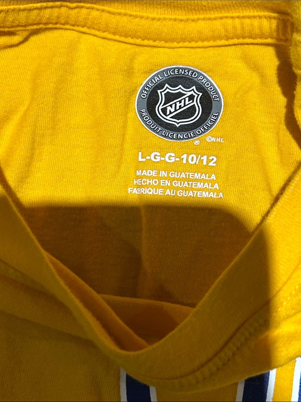 NHL St. Louis Blues Yellow Kids T-Shirt - Picture 4 of 4